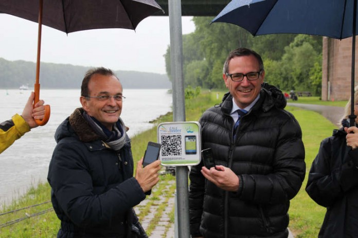 Landrat Brechtel und Bürgermeister Schaile